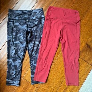 Pair of ZYIA cropped leggings